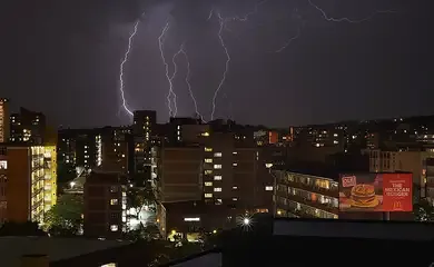 Amazonas e Pará são os estados com maior ocorrência de raios no país