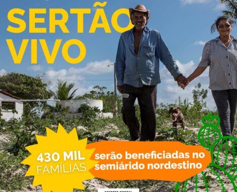 Projeto Sertão Vivo vai beneficiar 38 mil famílias alagoanas 