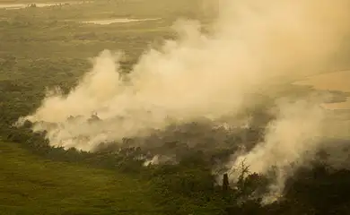 FAB faz três voos sobre o Pantanal para combate às queimadas