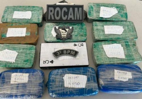 Guarnições do 3º BPM apreendem quase 12 kg de drogas durante ação em Arapiraca