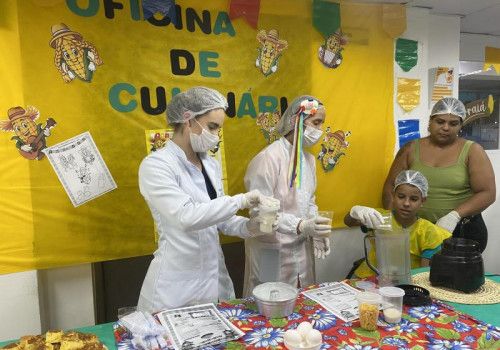 HGE promove Oficina de Culinária Junina para as crianças internadas na Pediatria