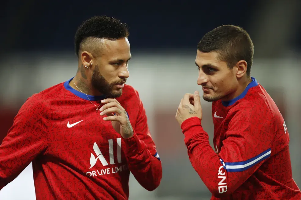 Neymar e Verratti estão fora dos planos do PSG