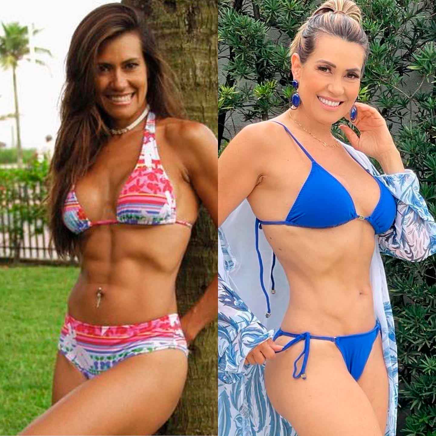 Solange Frazão posta antes e depois e impressiona