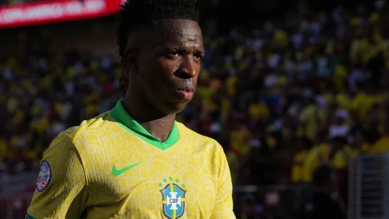 Com gol em todos os jogos até agora, Vini Jr busca feito raro em Copas