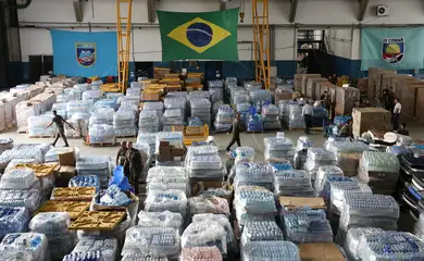 Defesa Civil do RS contabiliza 200 toneladas de alimentos doados