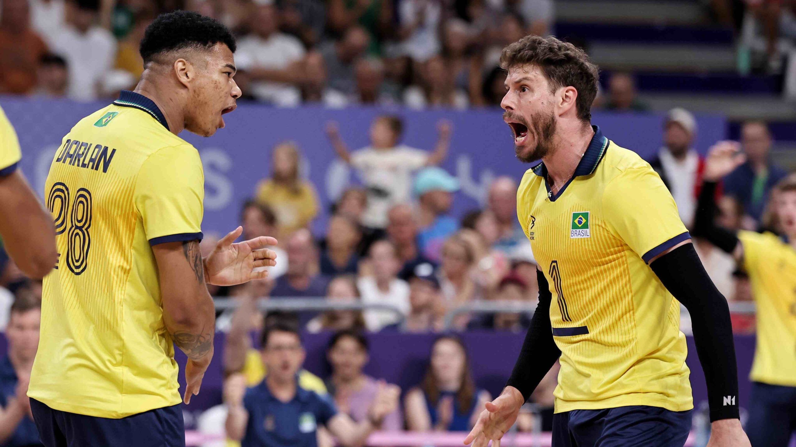 Paris 2024: seleção brasileira masculina de vôlei atropela Egito e se classifica