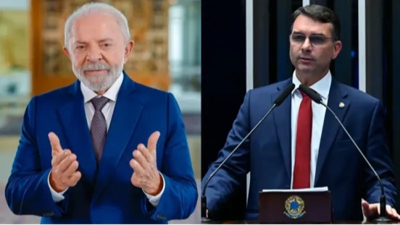 Datafolha: Lula supera Flávio Bolsonaro entre eleitores de centro