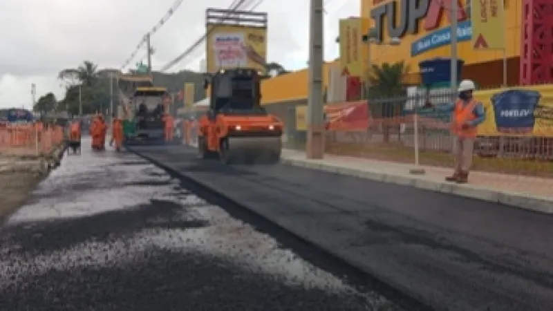 Ampliação da Durval de Góes Monteiro tem mais um trecho sendo concluído