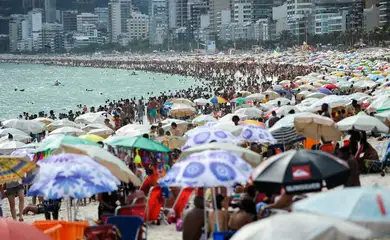 Rio tem calor de 41 graus e pouca umidade relativa do ar