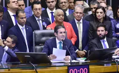 "O povo brasileiro não quer discórdia, quer emprego", diz Hugo Motta