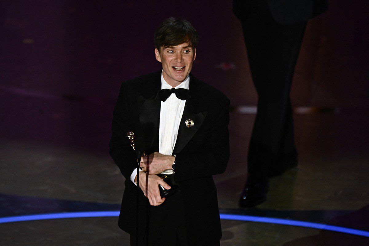 Cillian Murphy vence prêmio de Melhor Ator por Oppenheimer