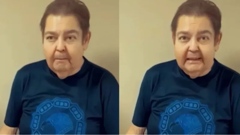 Faustão reaparece nas redes sem cadeira de rodas e surpreende internautas