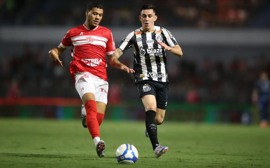 CRB empata com Santos, que mantém folga na liderança da Série B