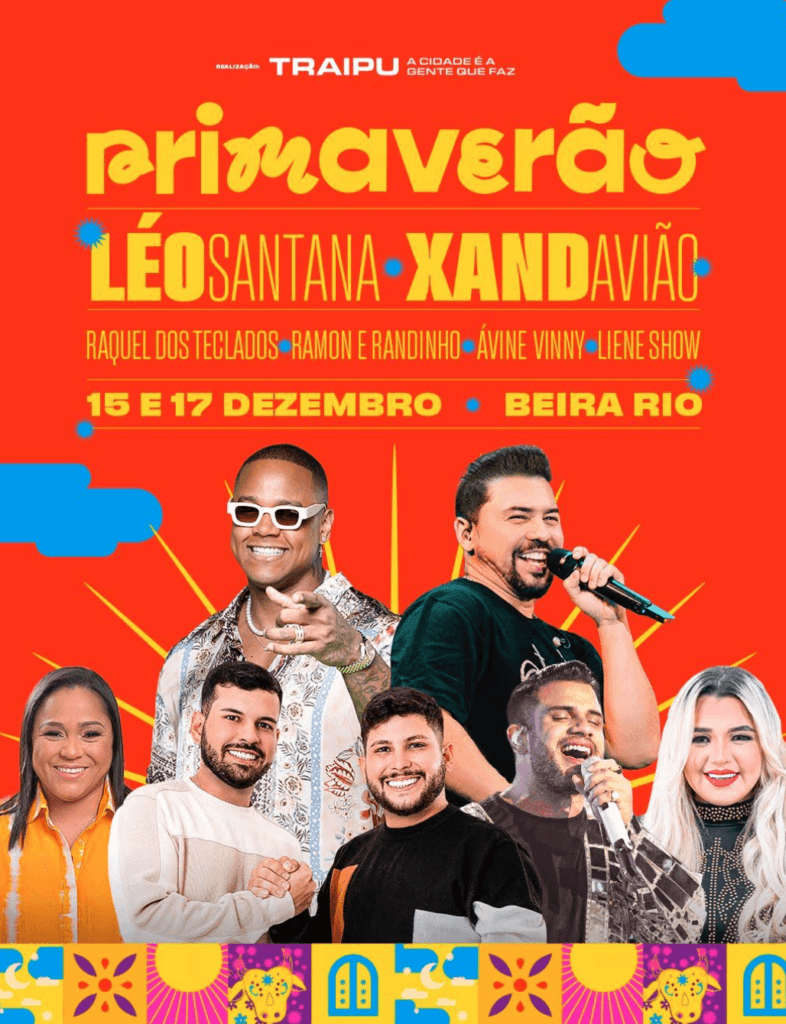 Festival Primaverão tem Léo Santana e Xandy Aviões em Traipu