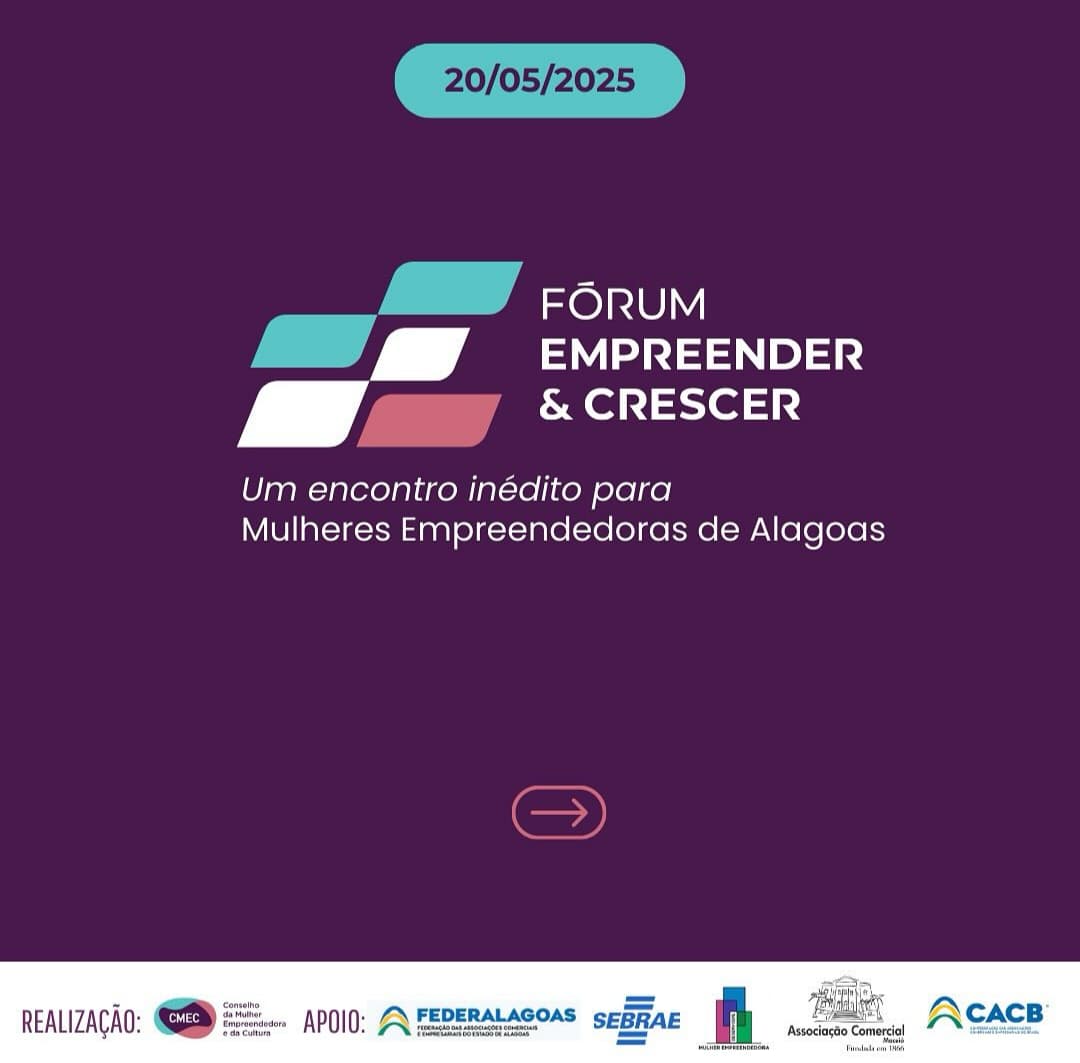 Maceió será palco da primeira edição do Fórum Empreender & Crescer em Alagoas