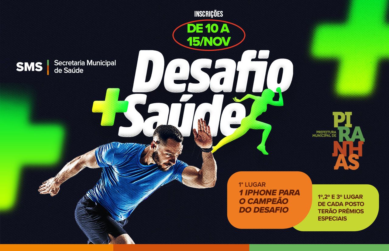 Saúde de Piranhas prepara “Desafio 30 dias” 