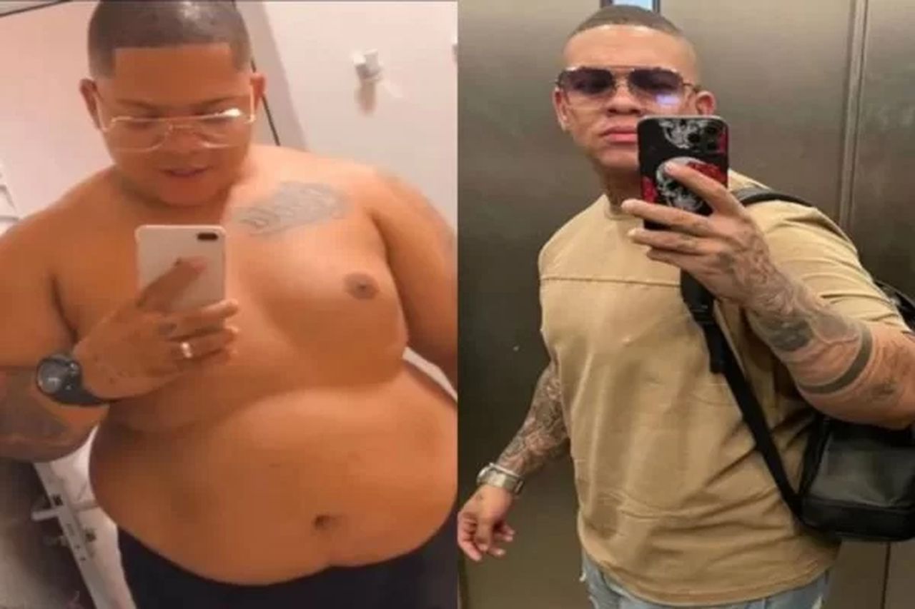 Kaique, vocalista do Di Propósito, perde 70 kg sem fazer cirurgia