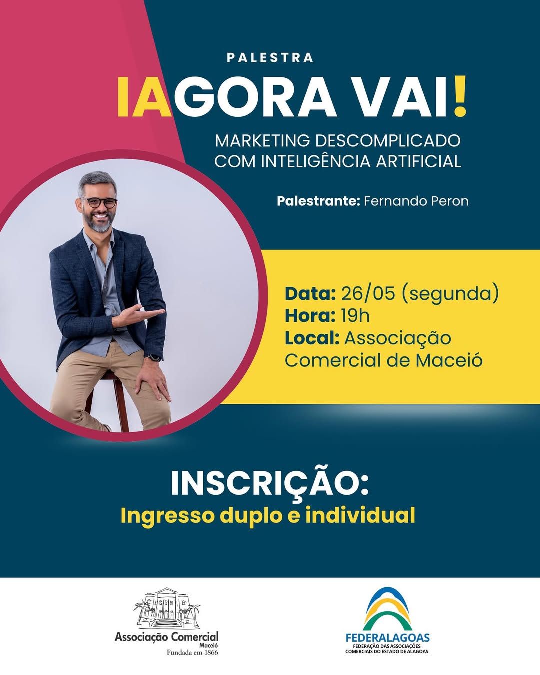 Palestra em Maceió ensina a usar a Inteligência Artificial para impulsionar marcas.