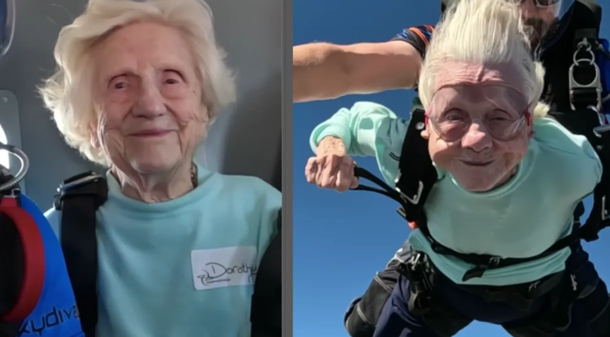 Paraquedista americana de 104 anos morre dias depois de bater recorde