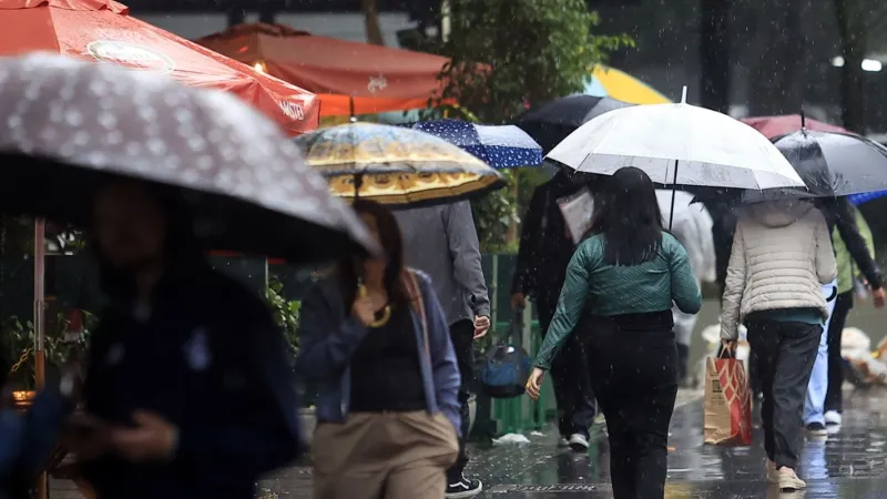 Chuvas fortes predominam nas regiões Sudeste e Centro-Oeste do país