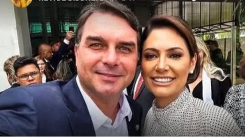 Flávio acena a Michelle em aniversário e tenta conter falta de apoio na pré-campanha