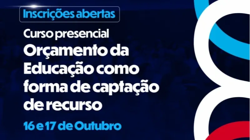 AMA abre inscrições para curso sobre orçamento da Educação e captação de recursos