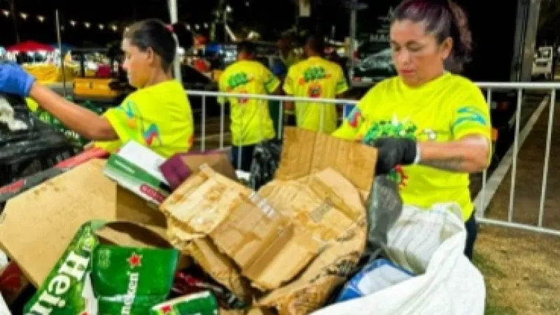 Coleta Seletiva é Massa recolhe 2,6 toneladas de recicláveis no primeiro fim de semana do Verão Massayó