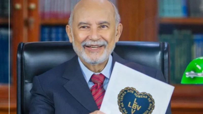 NOTA DE IMPRENSA – Paiva Netto, presidente da Legião da Boa Vontade (LBV), morre aos 84 anos