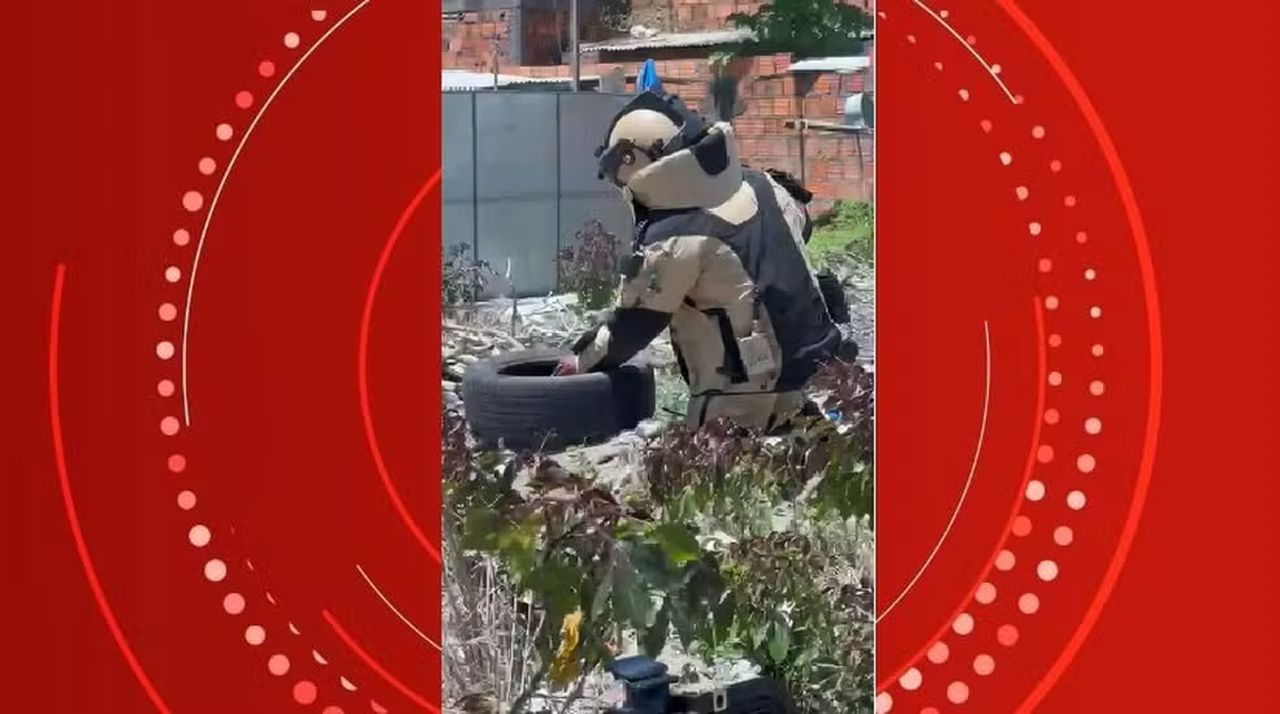 Estabelecimentos são atacados com explosivos e esquadrão antibomba desativa artefato na Massagueira