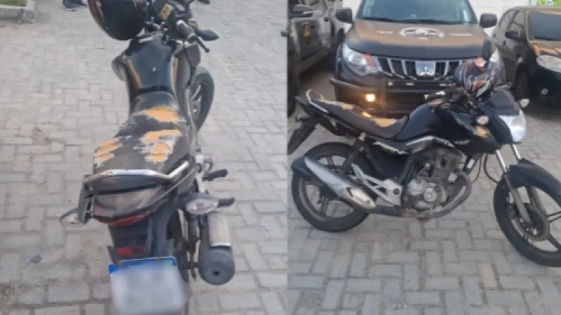 Polícia Militar recupera motocicleta roubada de entregador e apreende suspeita de receptação em Maceió