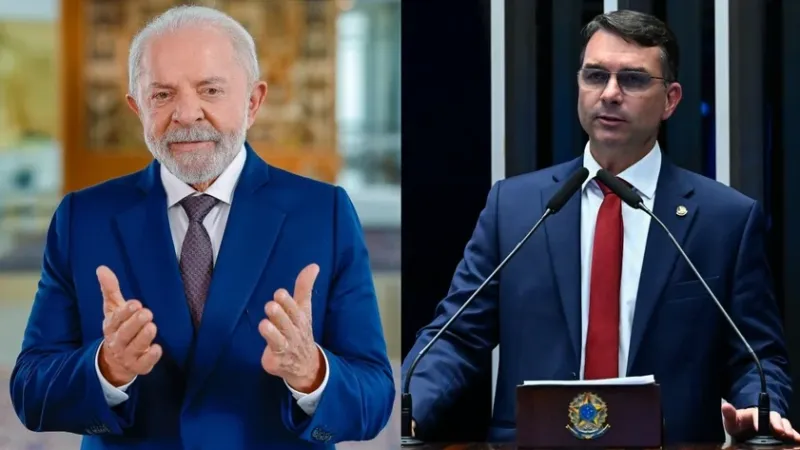 Lula e Flávio Bolsonaro empatam tecnicamente no 1º e no 2º turno