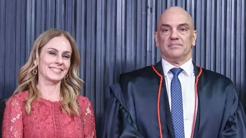 Mulher de Moraes nega ter recebido mensagem de Vorcaro