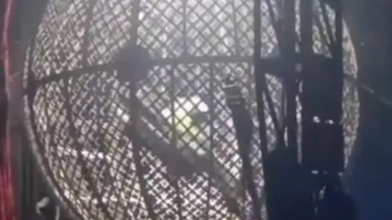 Suspeito de furto é detido e colocado em 'globo da morte' no interior de AL