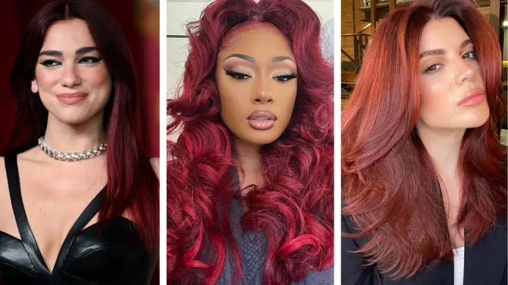 Saiba como aderir ao cabelo “vermelho cherry”, nova tendência entre famosas