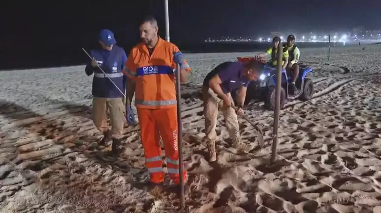 Operação especial para show da Madonna encontra facas, frigideira e panelas nas areias de Copacabana