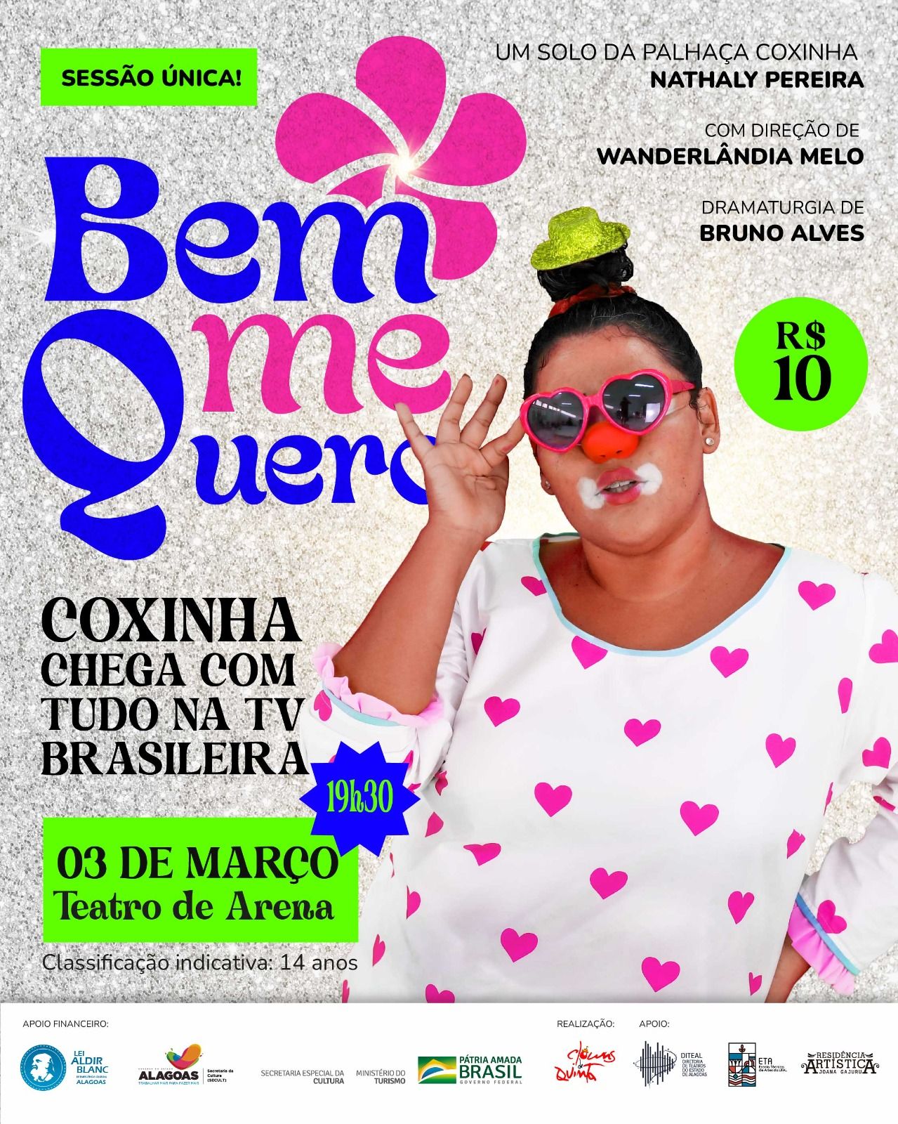 "Grupo de palhaçaria Clowns de Quinta apresenta o espetáculo “BEM ME QUERO”