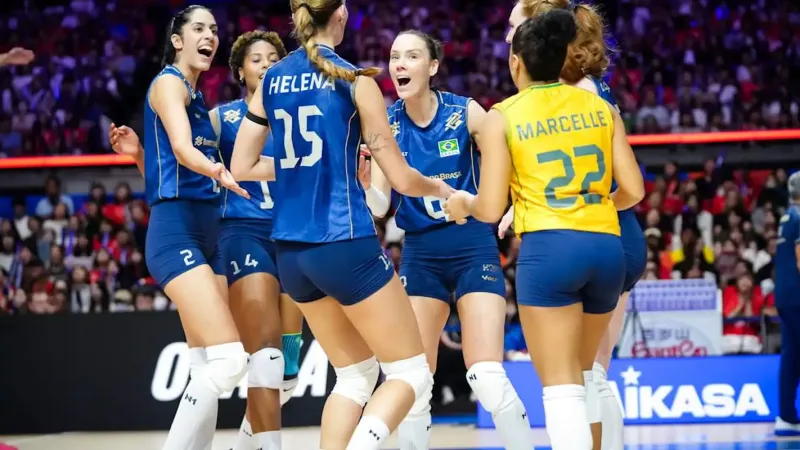 Liga das Nações: seleção feminina pega Japão na quarta em 1º mata-mata