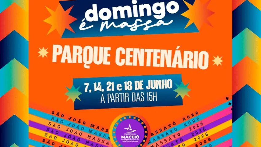 Domingo é Massa entra no clima junino com forró e teatro de bonecos no Parque Centenário