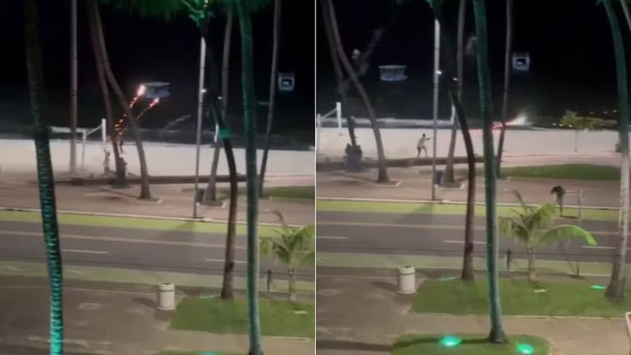 Polícia intima envolvidos em 'guerra de rojões' na orla de Maceió