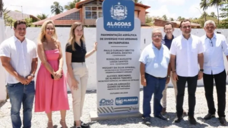 Governo de Alagoas entrega importantes obras na celebração do aniversário de Paripueira