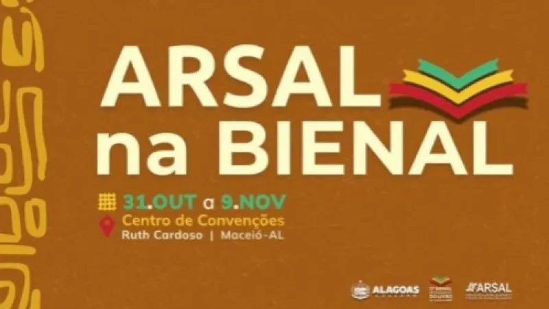 Arsal marca presença na 11ª Bienal do Livro com estande interativo, debates e programação educativa