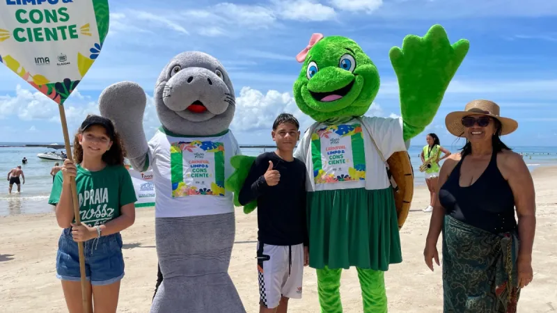 IMA/AL promove Carnaval Limpo e Consciente em Marechal Deodoro e Barra de São Miguel