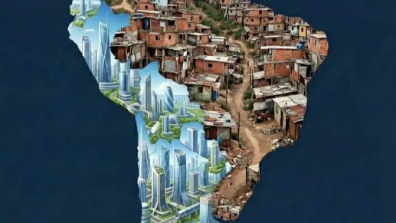 ‘Mapa de Milei’ tem Brasil como favela e Argentina futurista