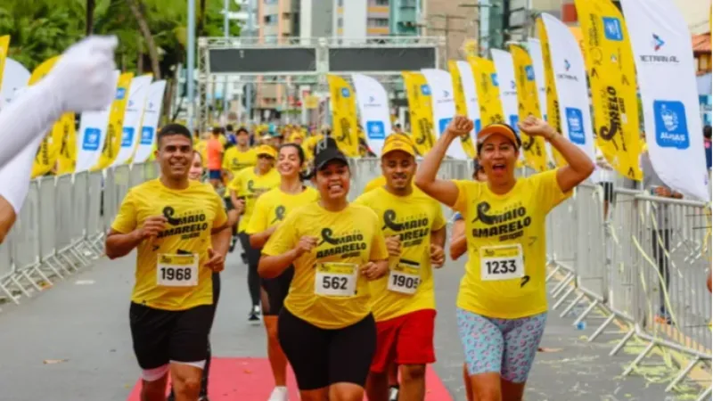 Corrida Maio Amarelo ressalta conscientização no trânsito e reúne milhares de pessoas em Maceió