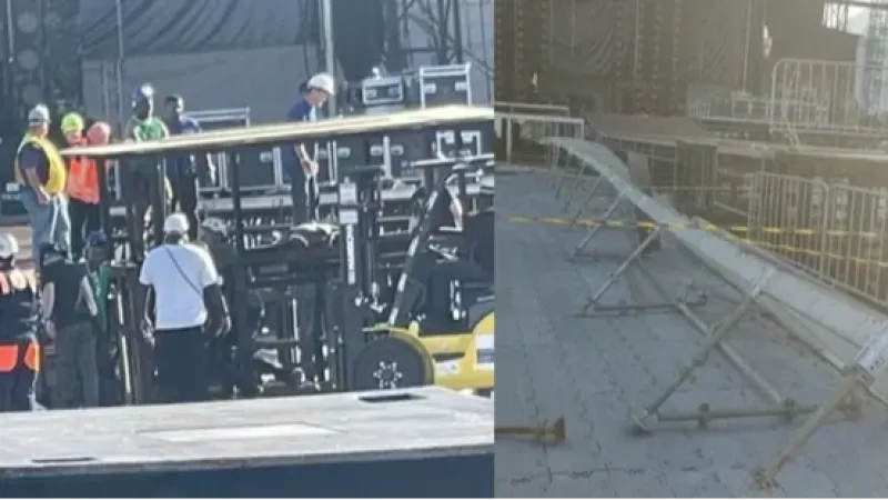 Trabalhador morre em montagem de palco para show de Shakira em Copacabana