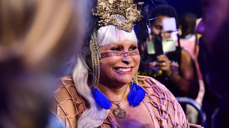Fafá de Belém brilha ao ser homenageada em escola de samba de SP