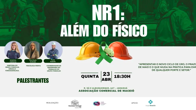 Saúde mental no trabalho será tema de um evento para empreendedores de Maceió