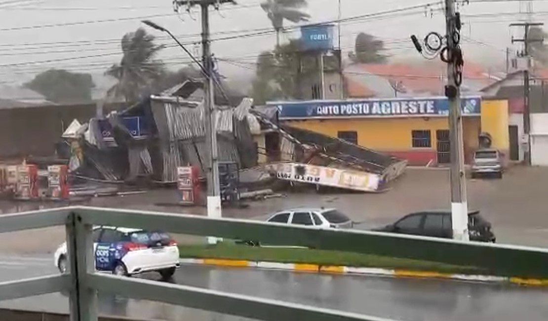 Chuvas, trovoadas e rajadas de vento devem se manter até sexta em AL