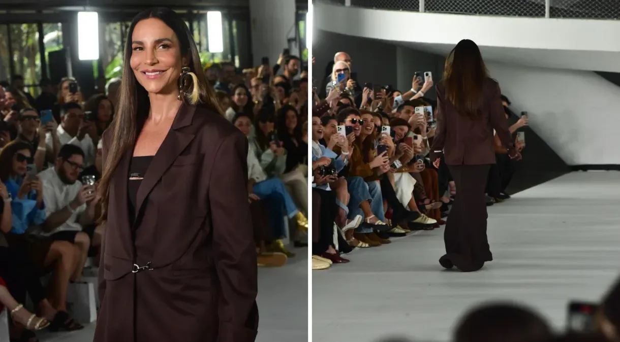 Com Ivete Sangalo na passarela, Misci desfila coleção “Tenda Tripa”
