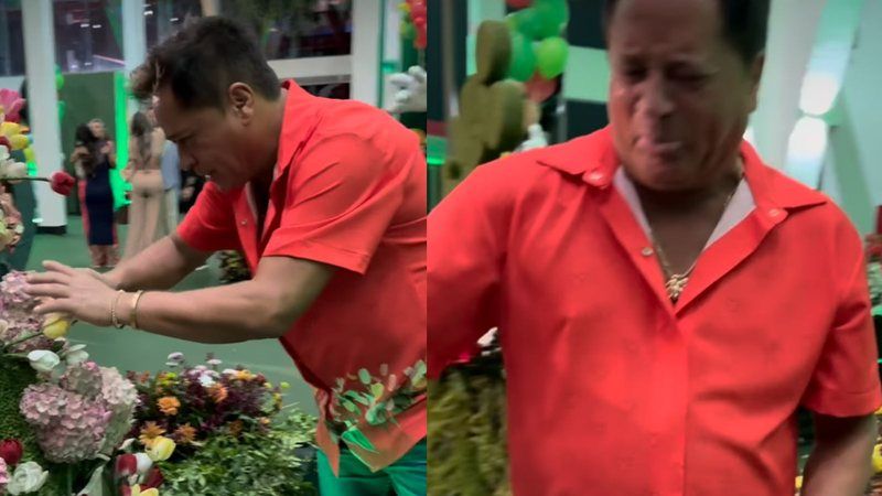 Leonardo reprova bolo milionário no aniversário da neta, Maria Flor: ‘Beber é melhor’